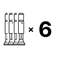 6ヶ月おまとめ ［24本］ 5%OFF